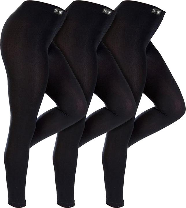 Thmo 3er Pack Thermo Leggings Winter | Warm Dicke Leggings Gefüttert