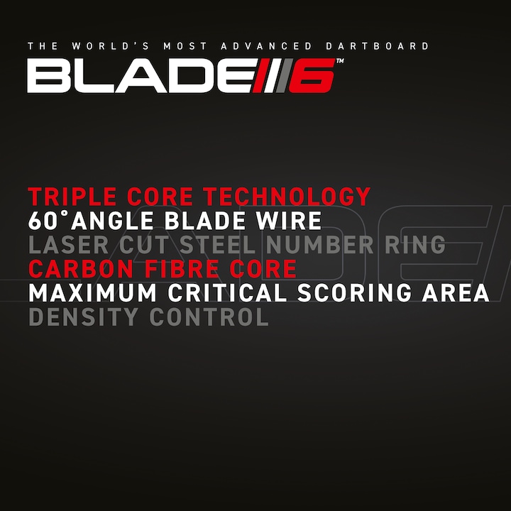 Produktbild Winmau Dartboard Blade 6 Triple Core Carbon