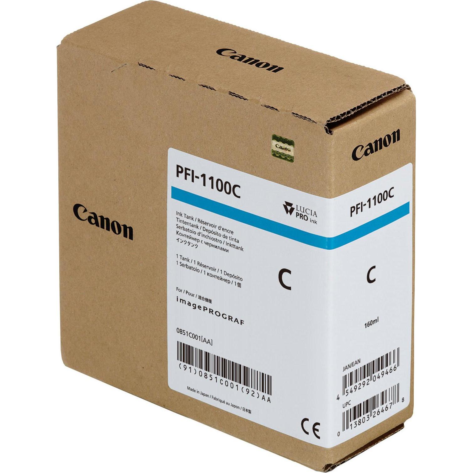 Thumbnail - Canon, Druckerpatrone, Pfi-1100c (C)