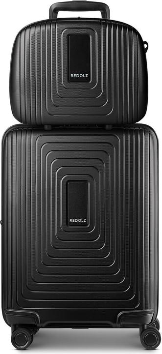 Immagine prodotto Redolz Trolley da cabina Essentials 14 Bundle con piega elastica e beauty case 2 pezzi. (60 l)