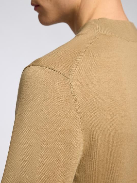 Actual product image Selected Homme 100% merino wool mock neck jumper (S)