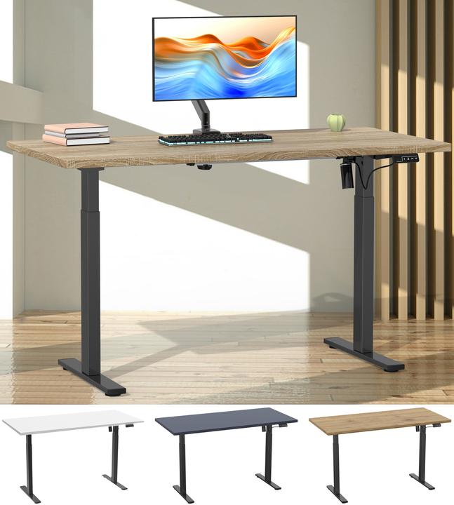 Actual product image VCM Desk adjustable Lona 140x50 sw (140 x 50 cm)