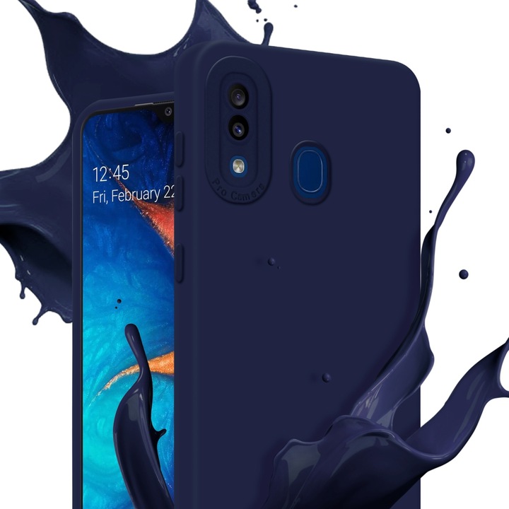 Produktbild Cadorabo Hülle für Samsung Galaxy A20 / A30 / M10s im TPU Fluid LM162 Style (Samsung Galaxy A20, Samsung Galaxy M10s, TCL A30)