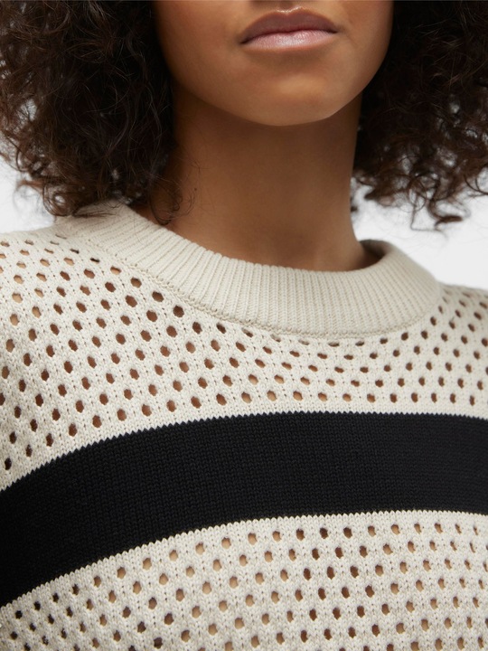 Produktbild Vero Moda VMELOUISNEWSTRIPE Pullover Strickpullover (M)