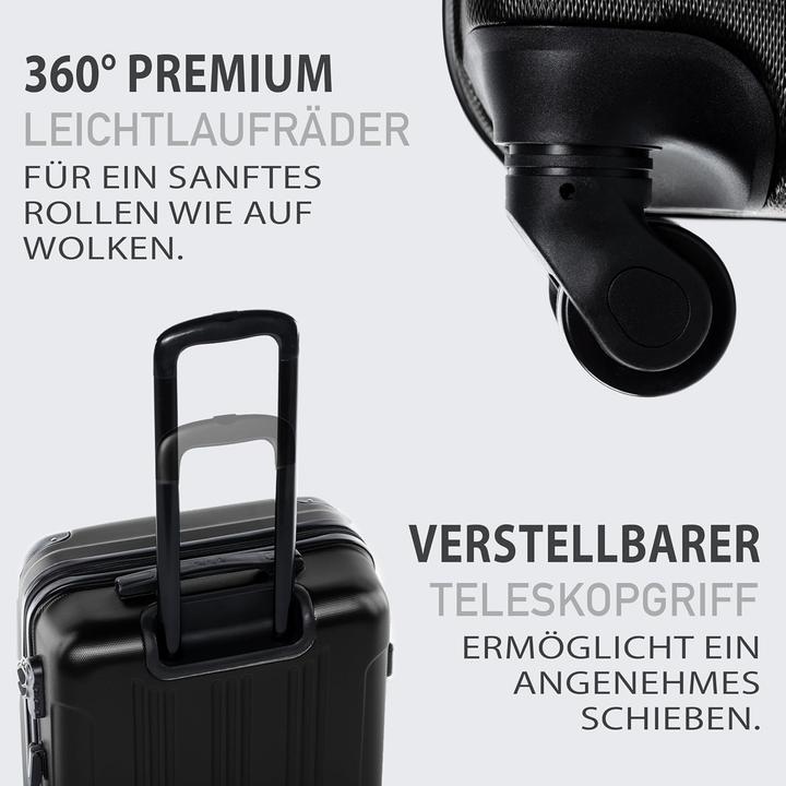 Actual product image Fergé 3-piece QUÉBEC suitcase set