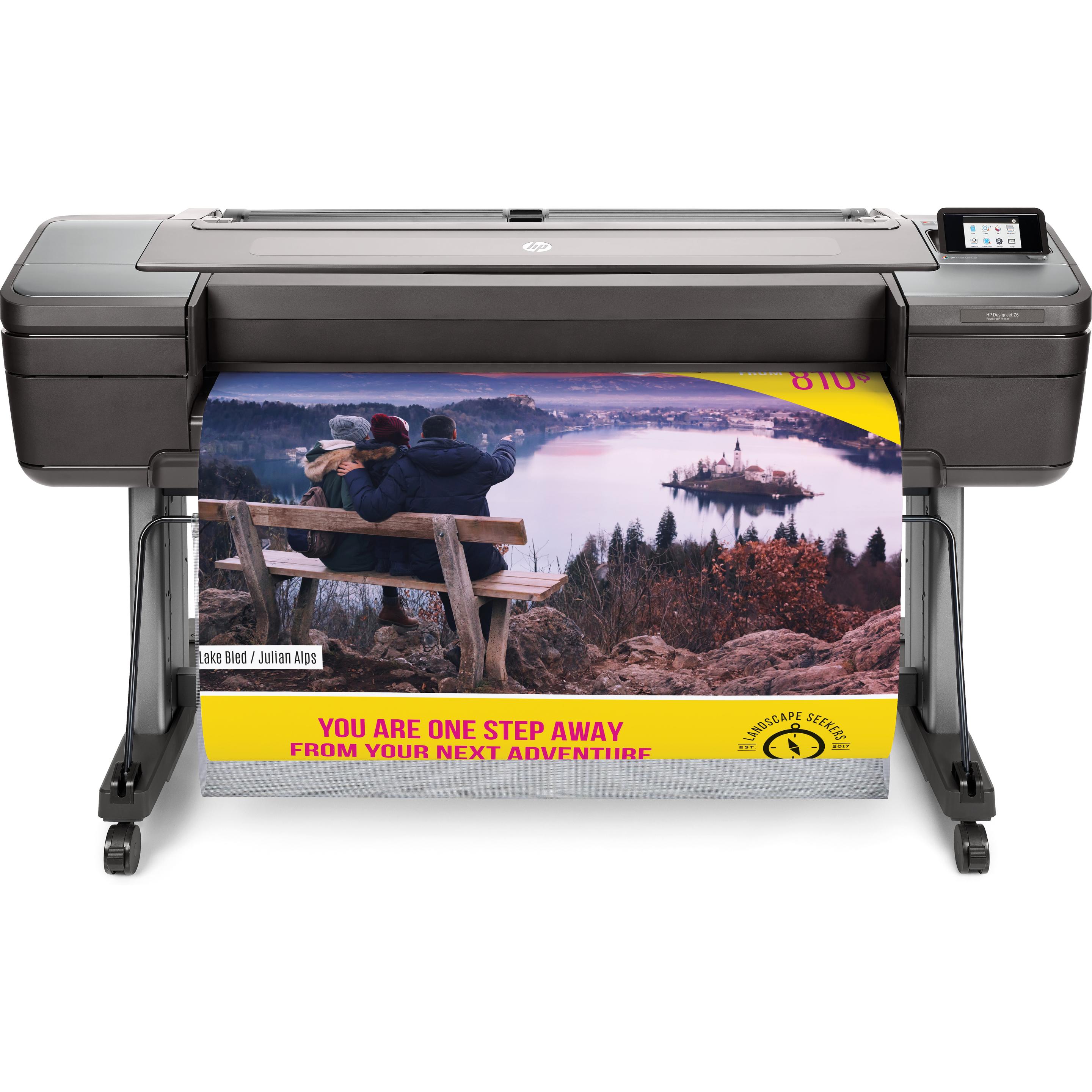 HP DesignJet Z6 (Thermodirekt, Farbe), Drucker, Schwarz