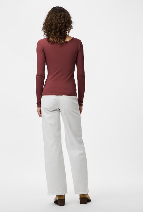 Produktbild Pieces Vorn geknöpftes geripptes Oberteil (S)