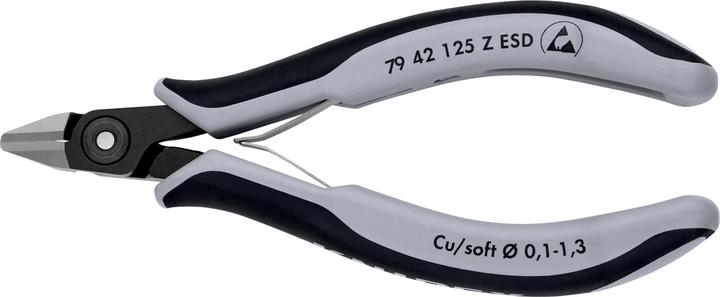 Actual product image Knipex Precision Electronics Side Cutter ESD 79 42 125 Z ESD (125 mm)