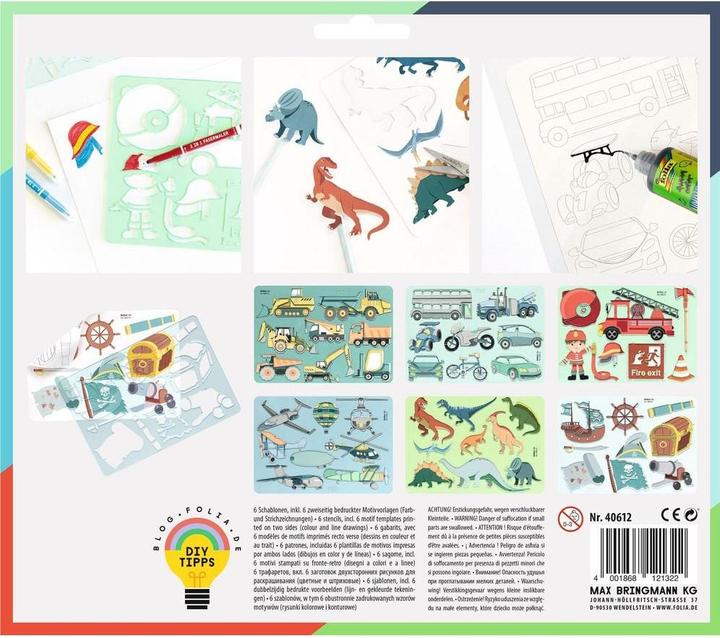 Actual product image Folia Creative Stencil Set