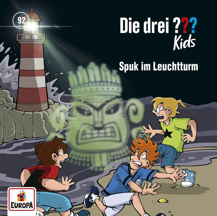 Actual product image The three THREE QUESTION MARK kids 92 - Haunting the lighthouse (Ulf Blanck, German)