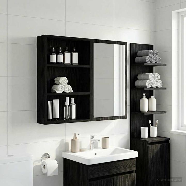 Actual product image vidaXL Badezimmerschrank (40 x 10 x 60.50 cm)