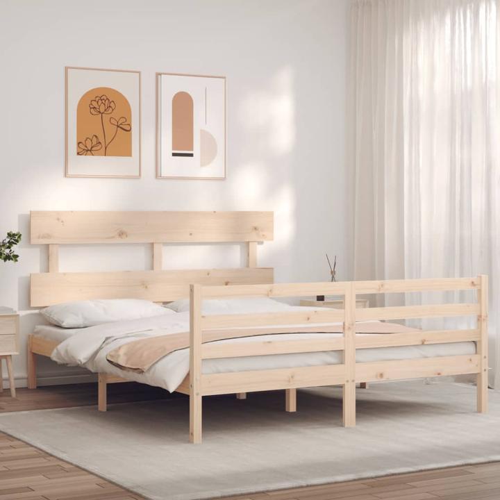 Produktbild vidaXL Bettrahmen (160 x 200 cm)