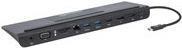 Produktbild Manhattan Triple-Monitor Dock (Docking Port, 1 Ports)