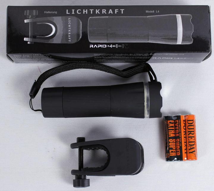 Actual product image FT LED lamp bike mount (11 cm)