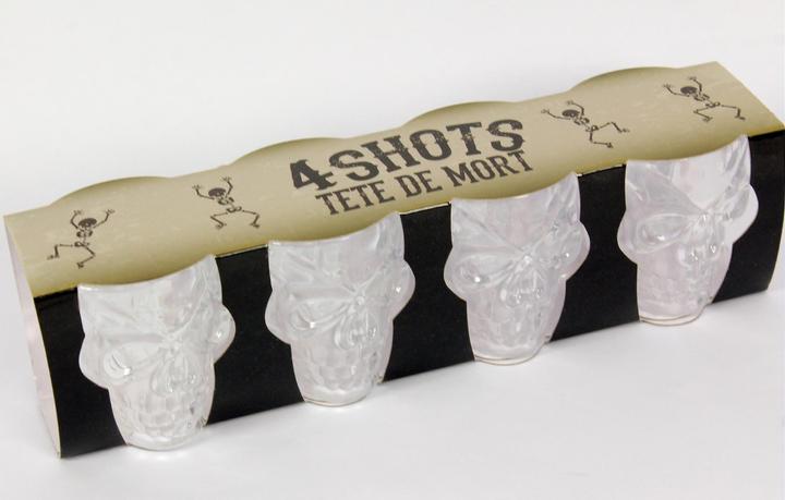 Actual product image Chaks Skull Shot Glasses (4x)