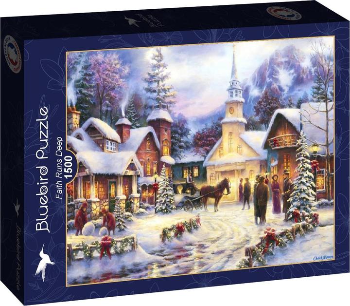 Actual product image Bluebird Puzzle 1500 pieces Faith Runs Deep (1500 pieces)