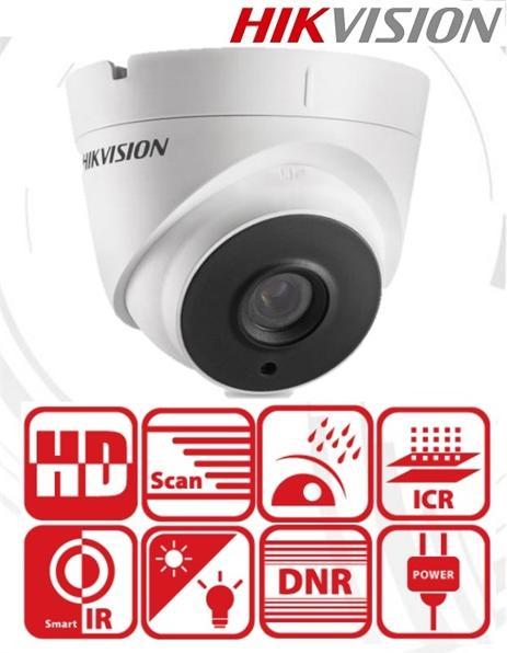 Actual product image Hikvision HD TVI Turret DS-2CE56D0T-IT3F2.8mmC 2MP (1920 x 1080 Pixels)