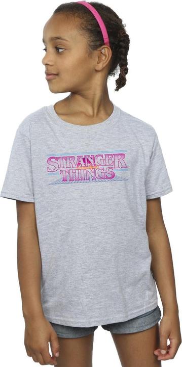 Produktbild Netflix Stranger Things Retro Title TShirt Mädchen (128)