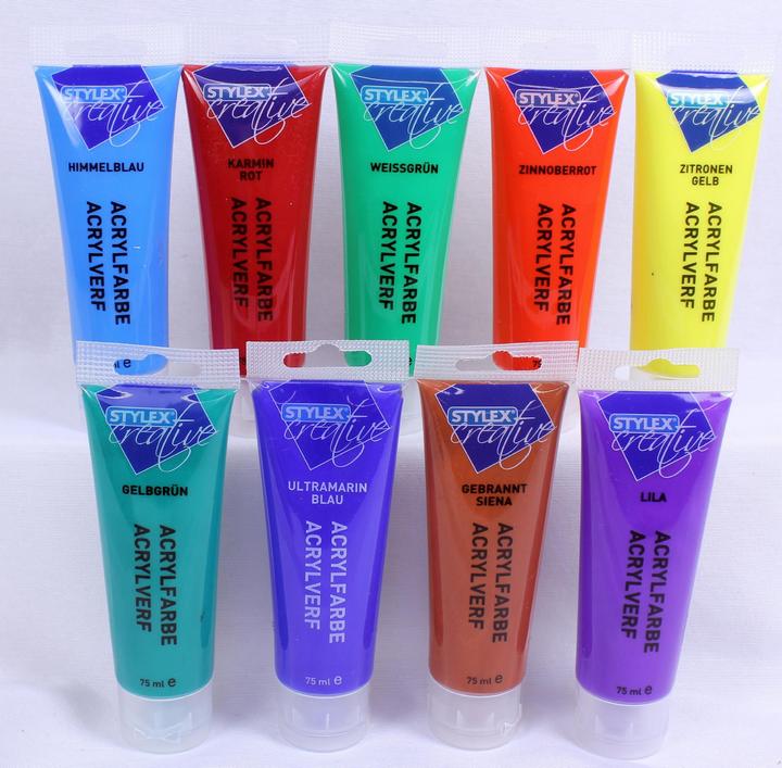 Productafbeelding Stylex Acrylverf (Groen, 75 ml)