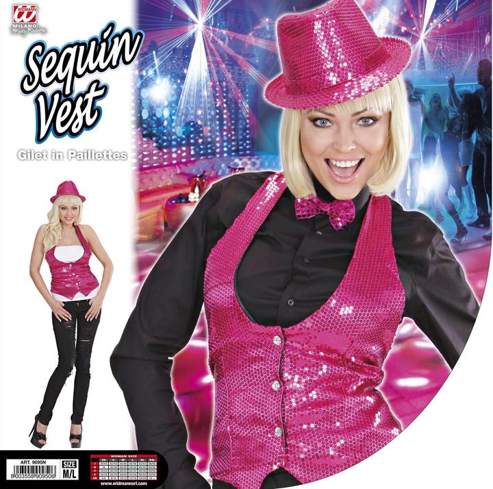Actual product image Widmann Sequin vest (L, M)
