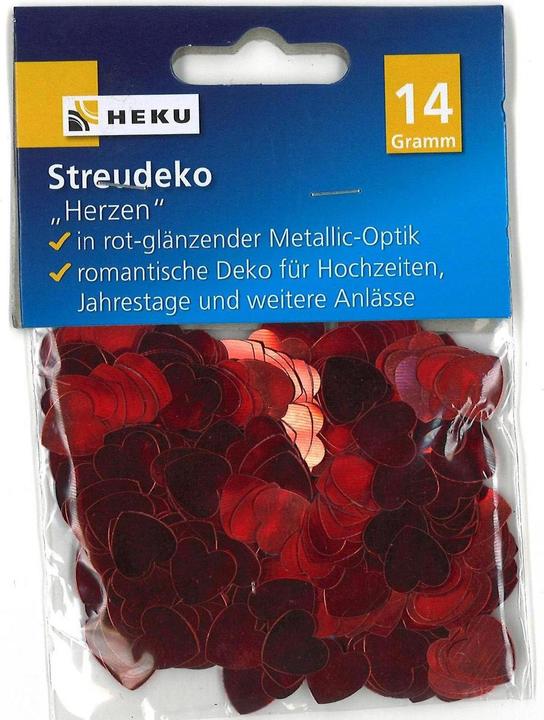 Heku Streudeko Herzen (1 Stk.)