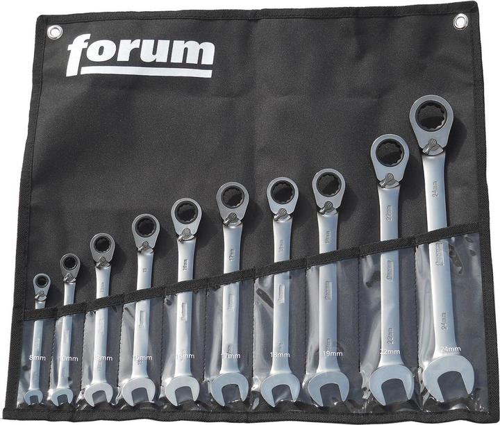 Produktbild Forum Professional Solutions Einmaulschlüssel (24 mm, 19 mm, 17 mm, 22 mm, 18 mm, 15 mm, 16 mm, 10  mm, 13 mm)