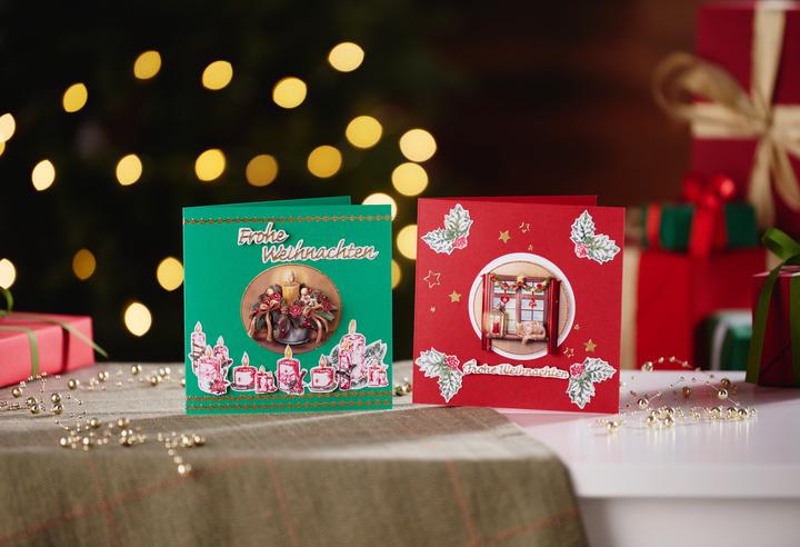 Actual product image VBS Merry Christmas" relief sticker set