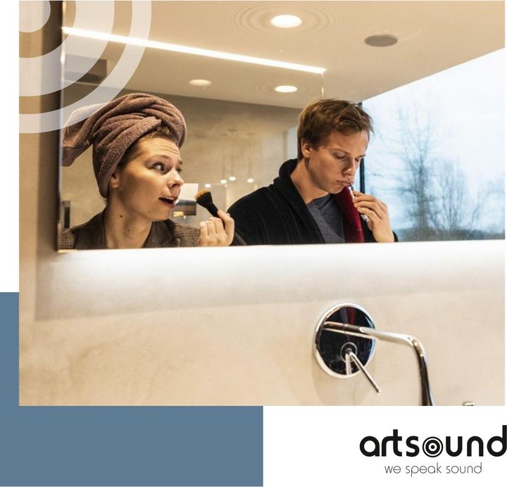 Productafbeelding Artsound - HPRO525, happi, 2-weg inbouw LS, rond, 10-100W, wit (1 paar)