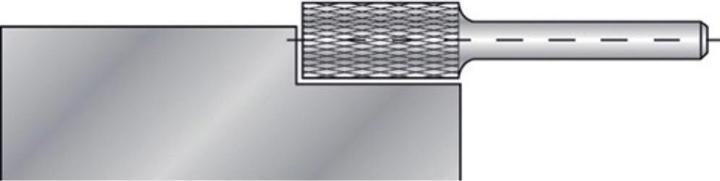 Actual product image Ruko HM burr shape A cylinder (