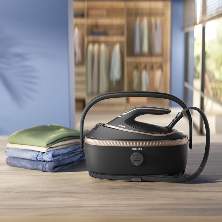 Actual product image Philips Dali PerfectCare Dampfbügelstation 8000 Series (3120 W, 850 g/min)