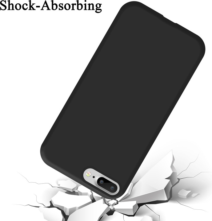 Produktbild Cadorabo TPU Liquid Silicone Case Cover (Apple iPhone 7 Plus, Apple iPhone 7s Plus, Apple iPhone 8 Plus)