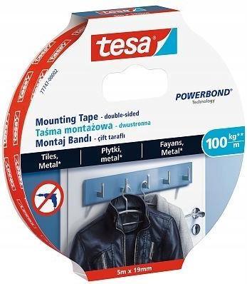 Actual product image tesa Extra strong double-sided fastening tape Powerbond Ultra strong, 19 mm x 5 m (13 mm)
