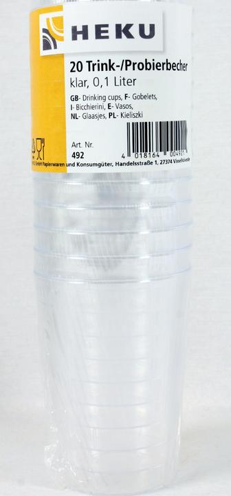 Produktbild Heku Einwegbecher (20 x)