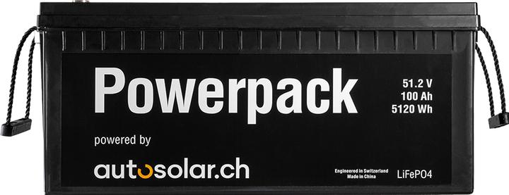 Produktbild Autosolar Lithiumbatterie 100 Ah 24V- LiFePo4-Solarbatterie (25.60 V, 100 Ah)