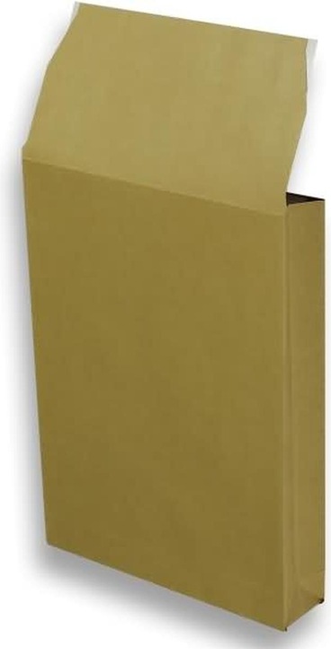 Produktbild Blanke Faltentaschen 176x250x40mm B5 120g/qm haftklebend VE=250 St. braun (1 x)
