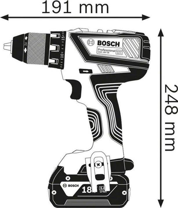 Actual product image Bosch Professional 18V 3 tool KIT