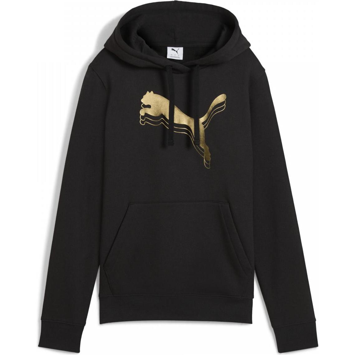 Puma, Herren, Pullover, ESS METALLIC Hoodie FL, Weiss, (M)