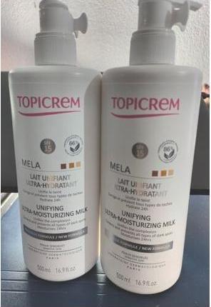 Produktbild Topicrem Mela Lait Eclaircissant 2*500ml (Körperlotion, 500 ml)