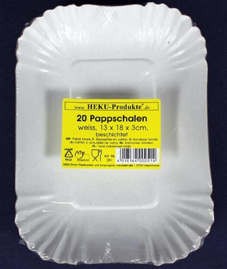 Produktbild Heku Einweg Pappschalen (20 x)