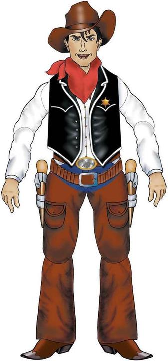 Actual product image Widmann Wall decoration cowboy (1 pcs.)