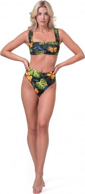 Actual product image Nebbia High-Waist Sporty Bikini Bottom 555 Jungle Green (S)