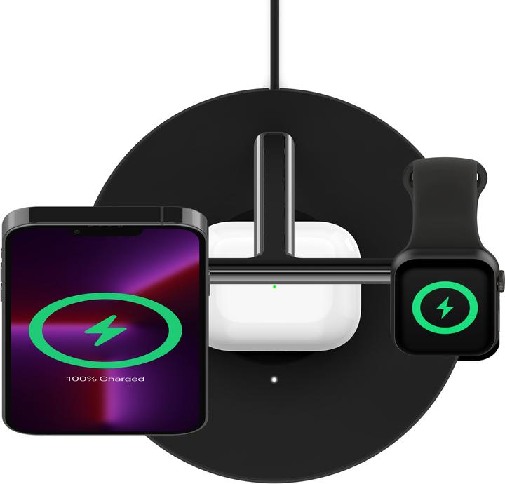 Produktbild Belkin BoostCharge Pro 3-in-1 Ladegerät mit MagSafe (15 W)
