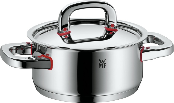 Frying pot PREMIUM ONE silver-coloured (16 cm, Casserole + Stewpot, Stainless steel)