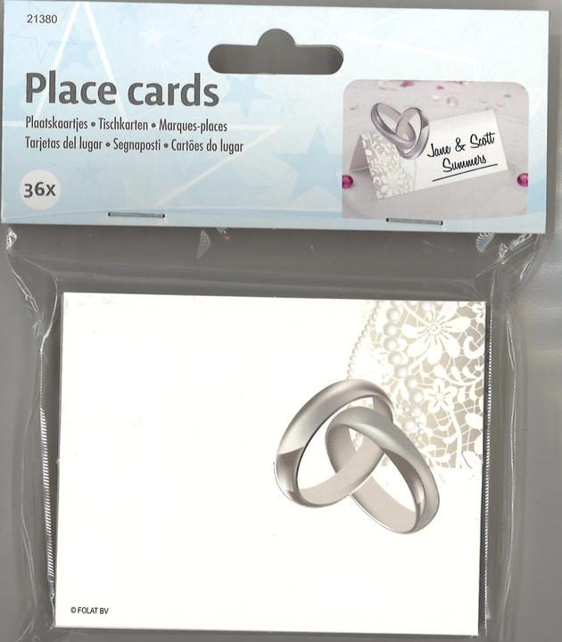 Immagine prodotto Folat Segnaposto matrimonio (36 pz.)