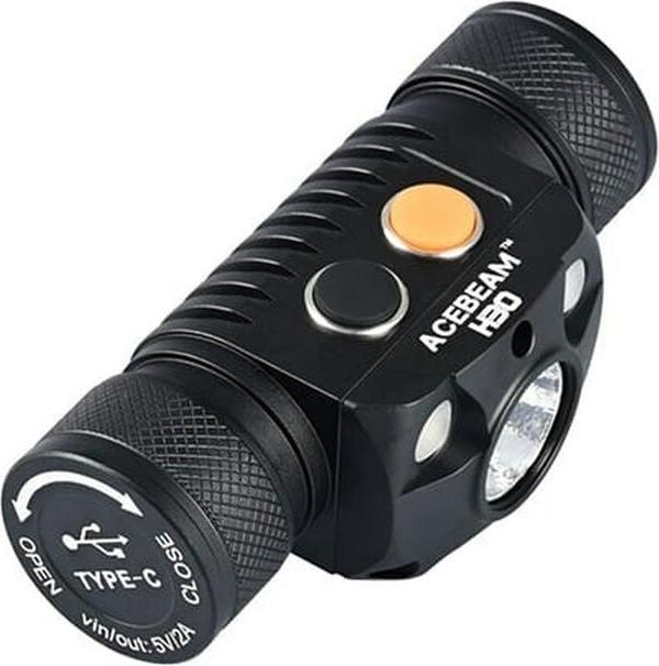 Actual product image AceBeam H30 Headlamp White+Red+UV (4000 lm)