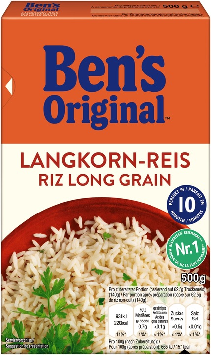 Ben's Original 10 minutes de riz en vrac (500 g)