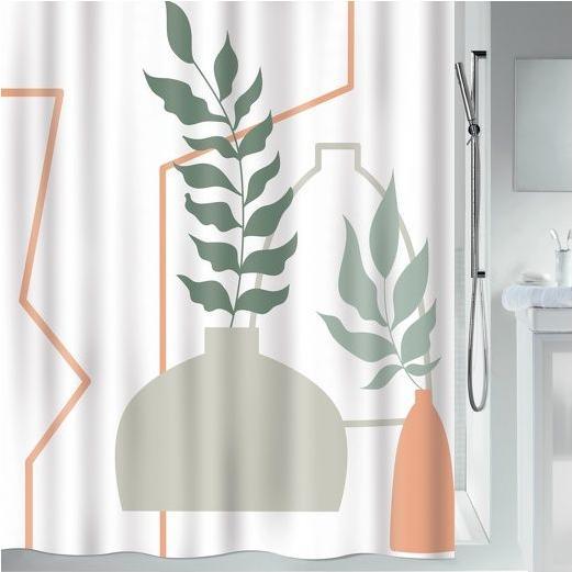 Actual product image spirella Shower curtain polyester Kenzi 180 X 200 cm (180 x 200 cm)
