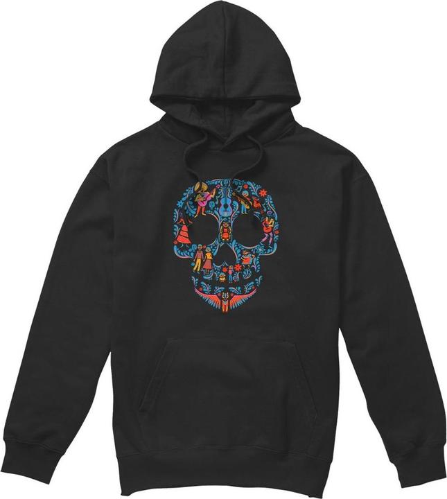 Actual product image La Maison du Coco Mens Day Of The Dead Rivera Family Skull Hoodie (XXL)