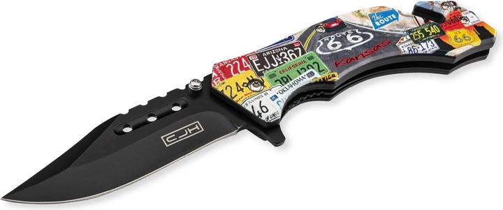 Produktbild CJH Rettungsmesser Route 66 (8.30 cm)