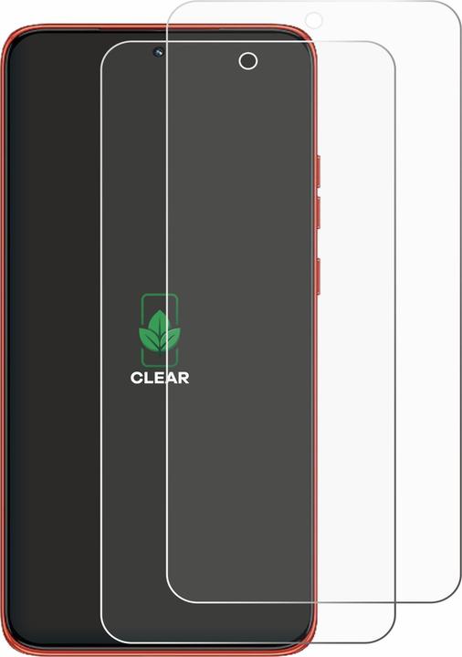 Actual product image ScreenLeaf Screen Protector sustainable Screen Protection, clear, anti-scratch (2 pcs., Motorola Edge 60 Neo)